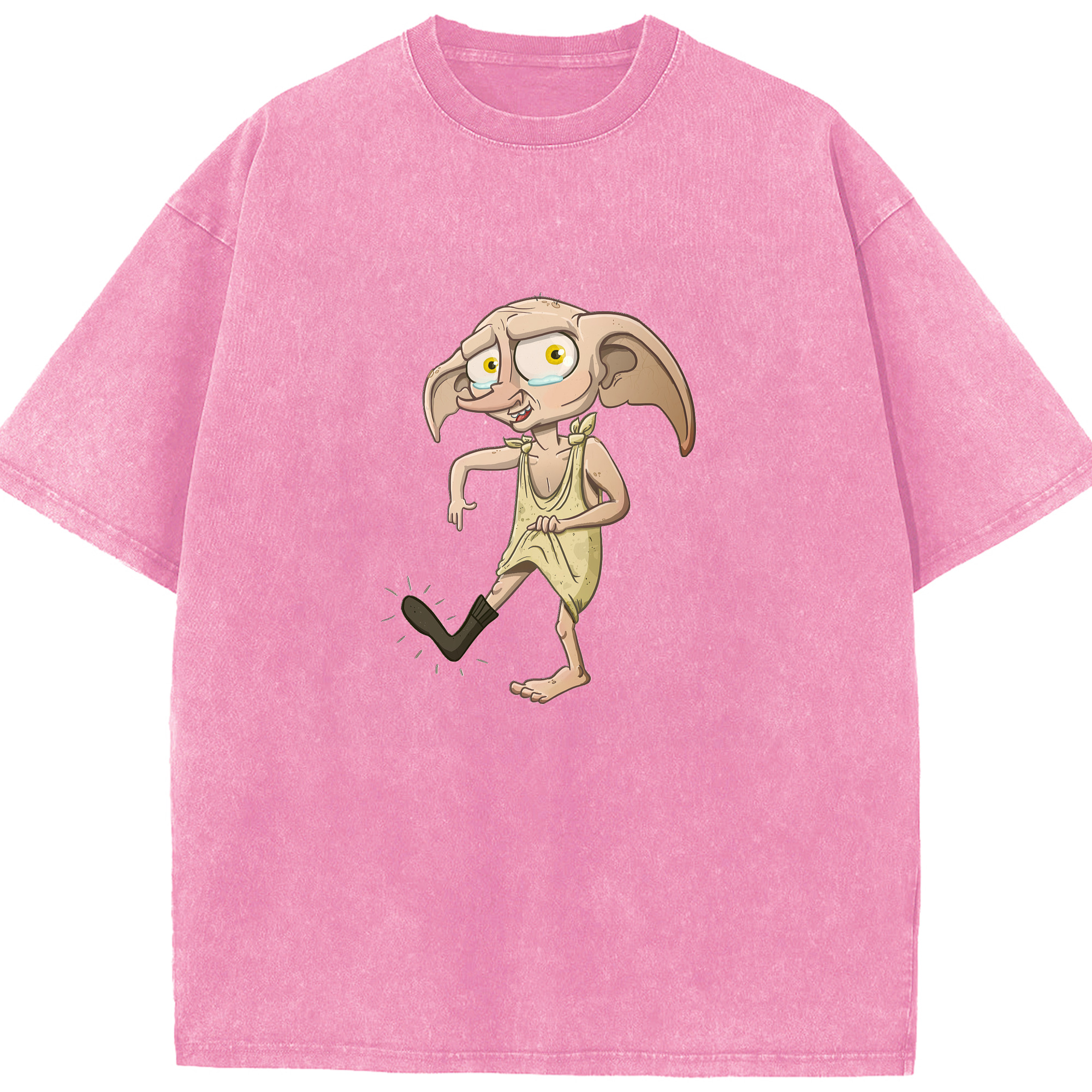 （画像用） Harry Potter ハリー・ポッターシリーズ 綿100% ヴィンテージ風 半袖Tシャツ（フロントプリント）